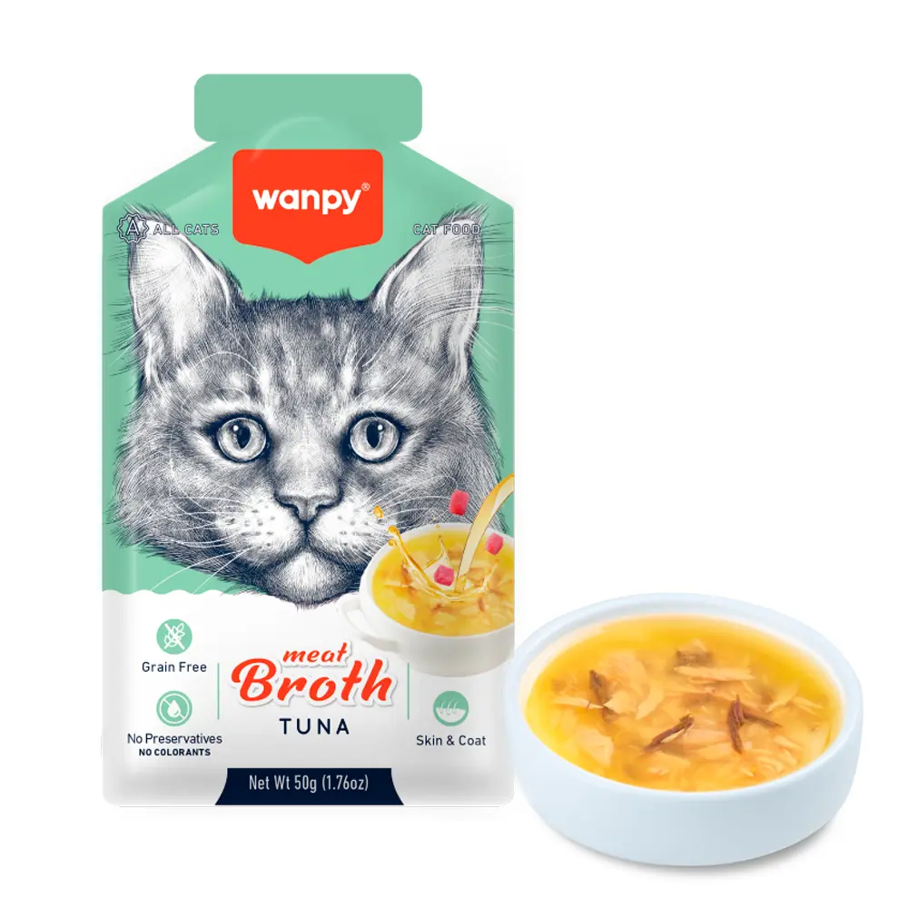 Wanpy Tunbouillon til Katte 50 g